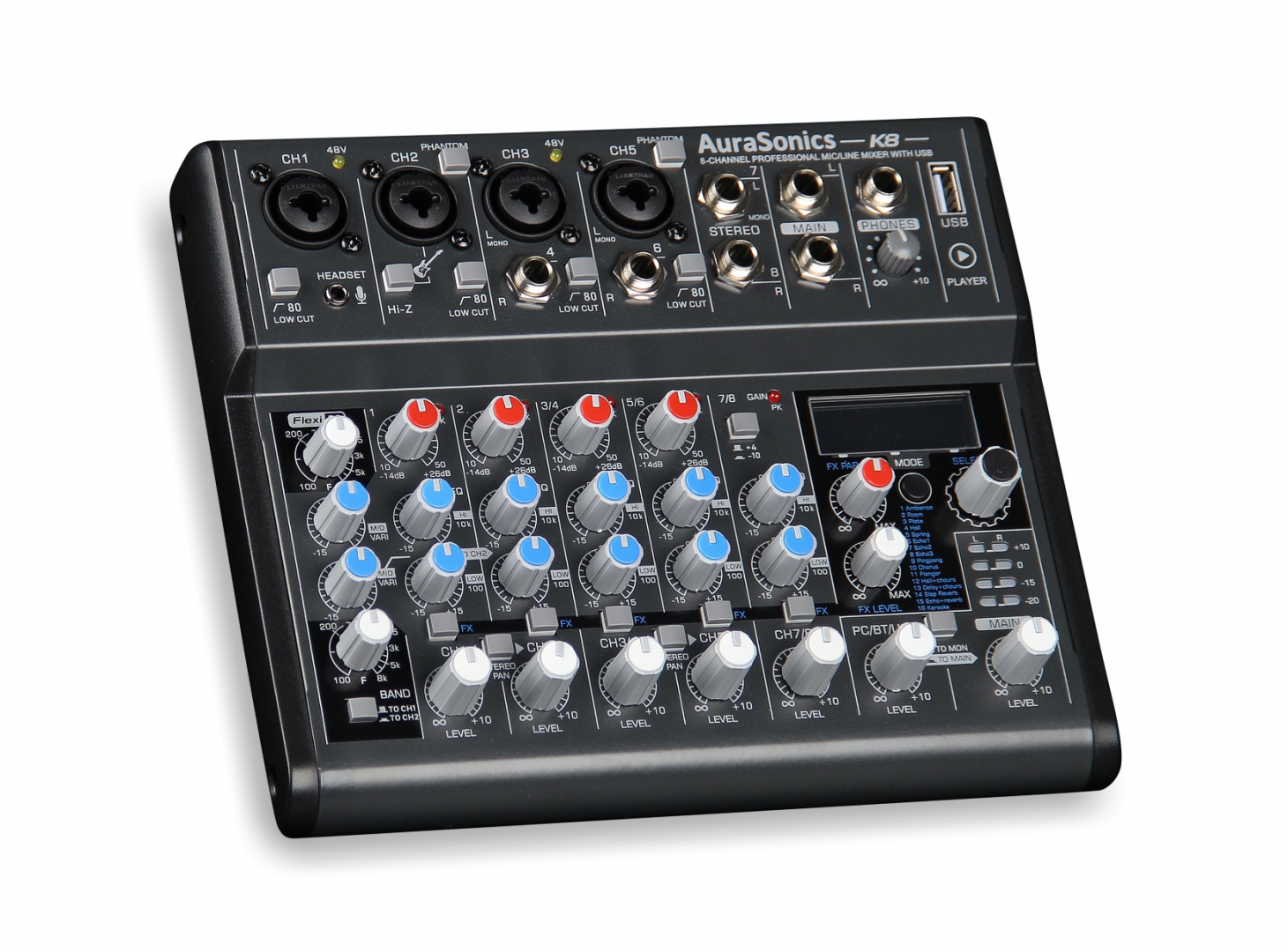 AuraSonics K8 компактный микшерный пульт в Муроме