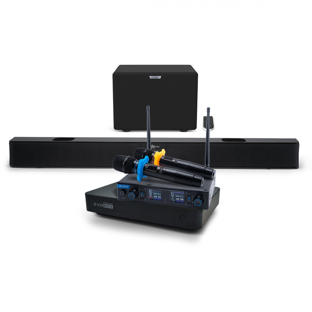 Hi-End караоке-система EVOBOX Premium + EvoSoundBar (саундбар с караоке) в Муроме