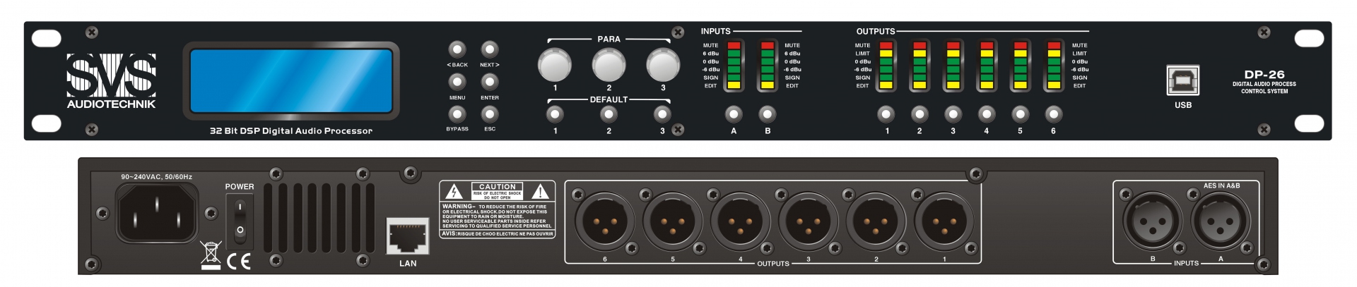 SVS Audiotechnik DP-26 Цифровой процессор: 2 входа 6 выходов в Муроме