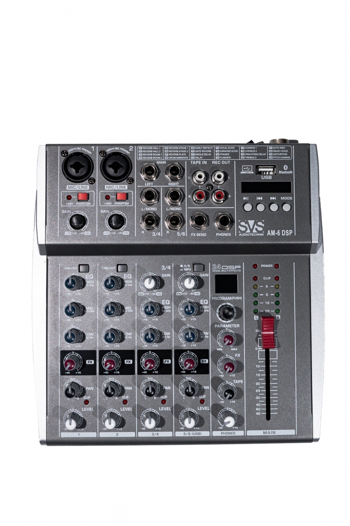 SVS Audiotechnik mixers AM-6 DSP Микшерный пульт аналоговый, 6-канальный SVS Audiotechnik mixers в Муроме