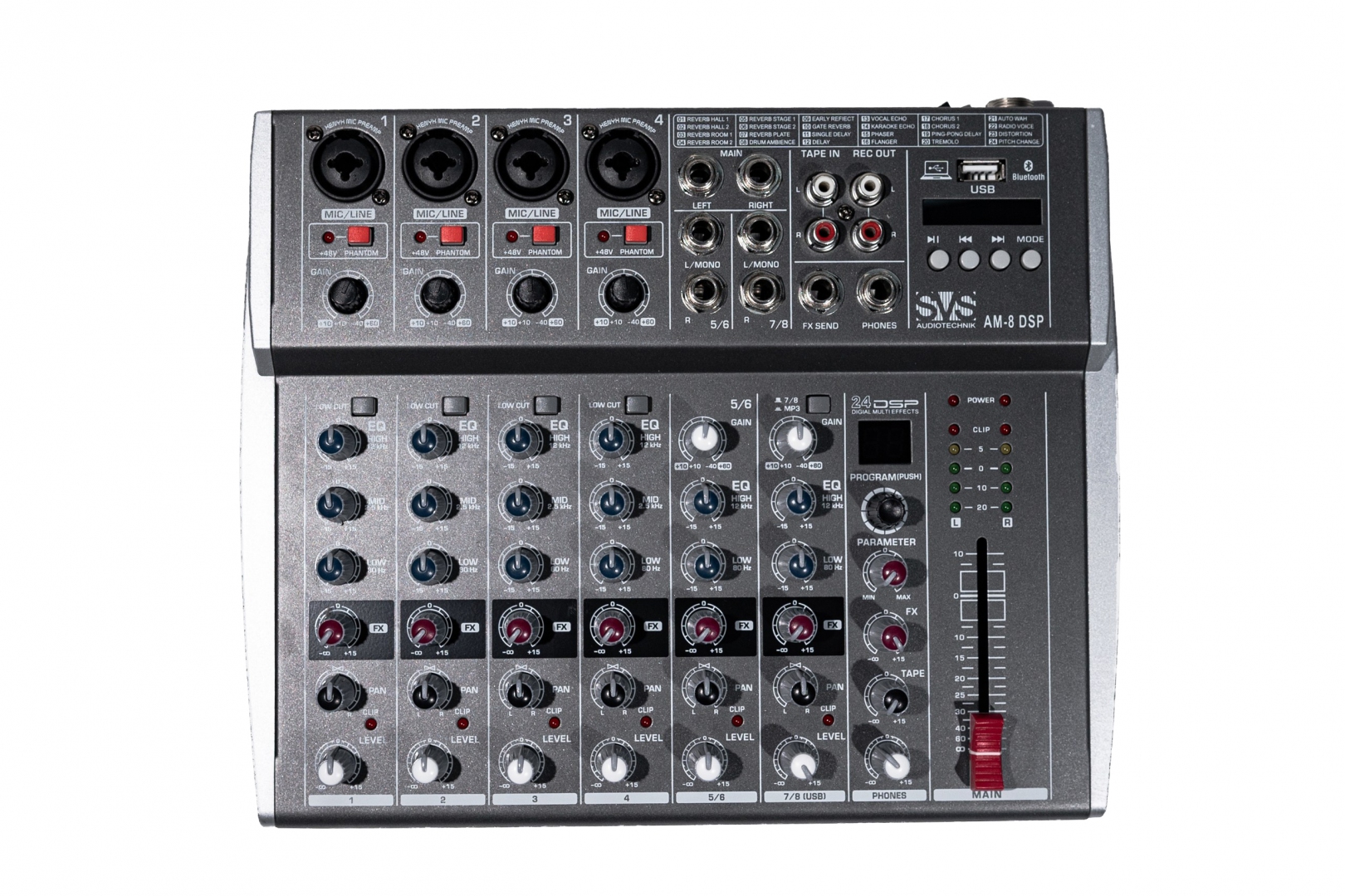 SVS Audiotechnik mixers AM-8 DSP Микшерный пульт аналоговый, 8-канальный в Муроме